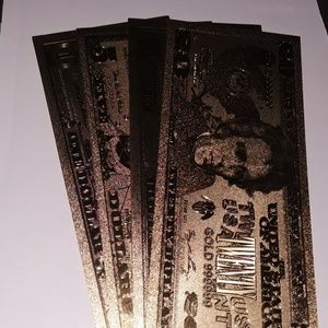 Rare 24k Gold banknote Collection Collectible